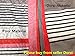 Women's Geometric Striped Print Drape Front Knit Cardigan (M, Red)