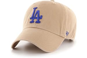 '47 Brand Los Angeles LA Dodgers Clean Up Hat Cap Khaki/Royal