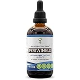 Secrets of the Tribe Periwinkle Alcohol-Free Liquid Extract, Periwinkle (Vinca Major) Dried Herb Tincture Supplement (4 FL OZ)