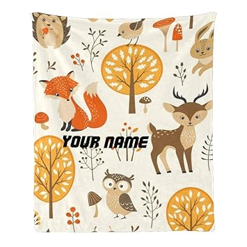 kids blanket with name