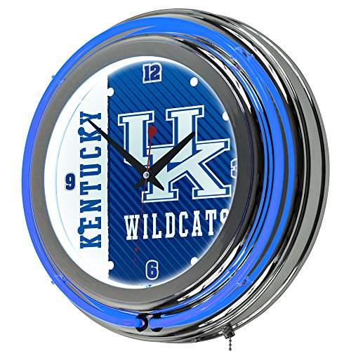 Trademark Gameroom University of Kentucky Chrome Double Rung Neon Clock
- Text