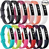 Geak Fitbit Alta Bands and Fitbit Alta HR Bands, Sports Replacement Accessorries Wristband with Watch Buckle, Small and Large