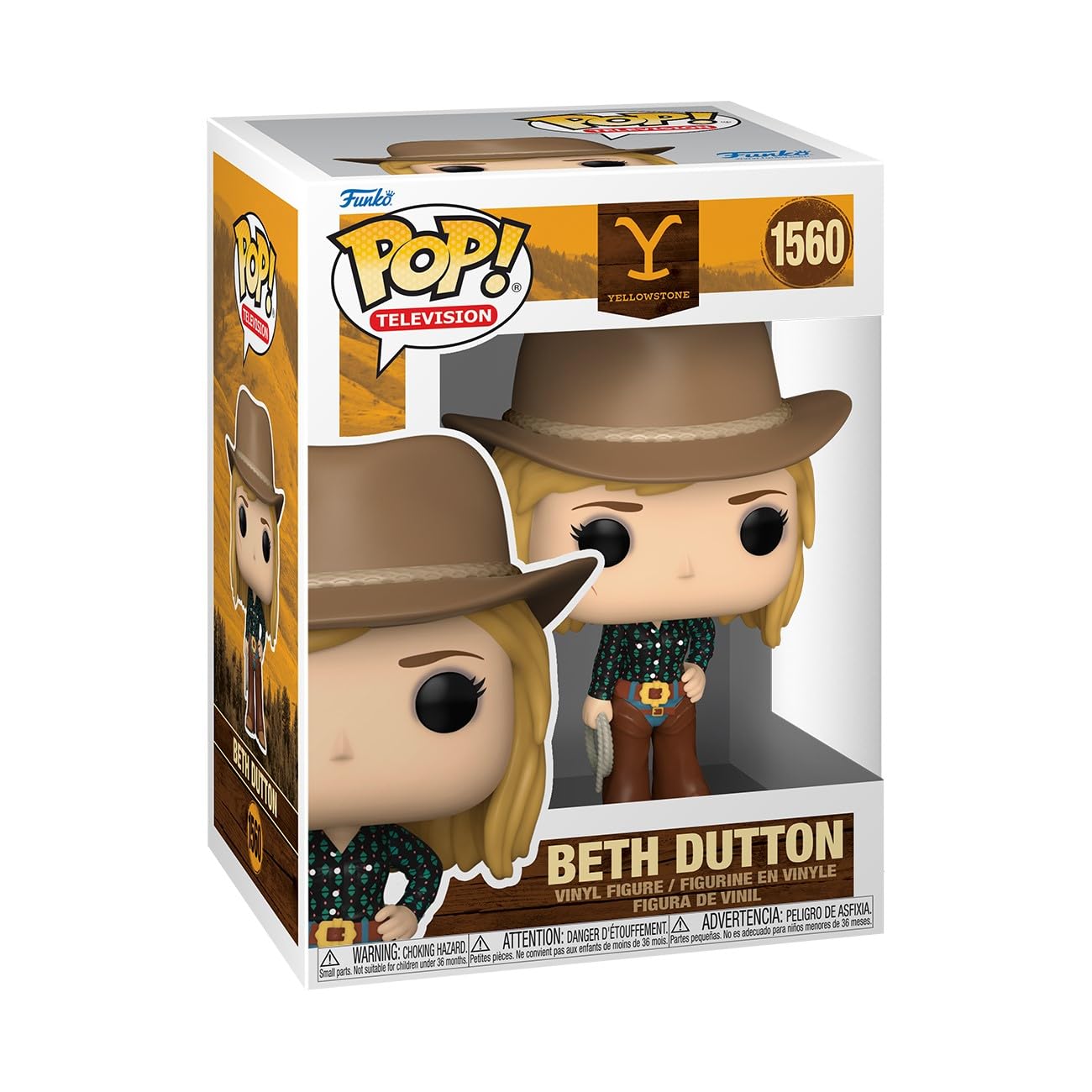 Funko Pop! TV: Yellowstone – Beth Dutton ​​​ - Collectable Vinyl Figure - Gift Idea - Official Merchandise - Toys for Kids & Adults - TV Fans - Model Figure for Collectors and Display