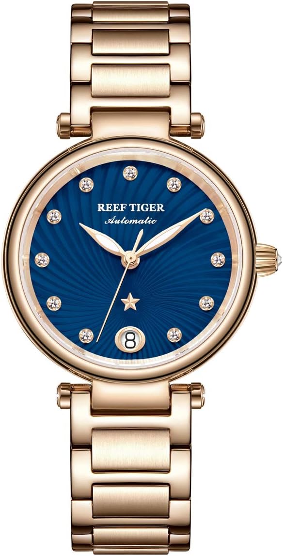 REEF TIGER2019 Fashion Ladies Watch Bracelet Watches Sapphire Glass Automatic Watch RGA1590