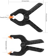 Xiaomoyu 20 Pcs 2 In Nylon Spring Clamps Heavy Duty Woodworking Clips view 2