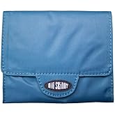 Big Skinny RFID Blocking Nylon Microfiber Trixie Trifold Wallet, Ocean Blue