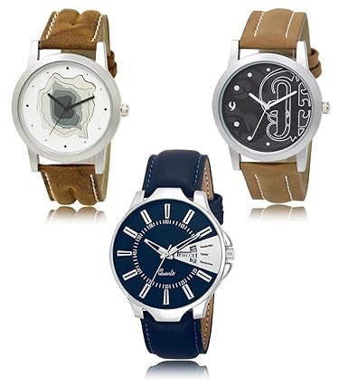 Mens Analogue 3 Piece Watch Combo Set(VW-LR-09-14-23)