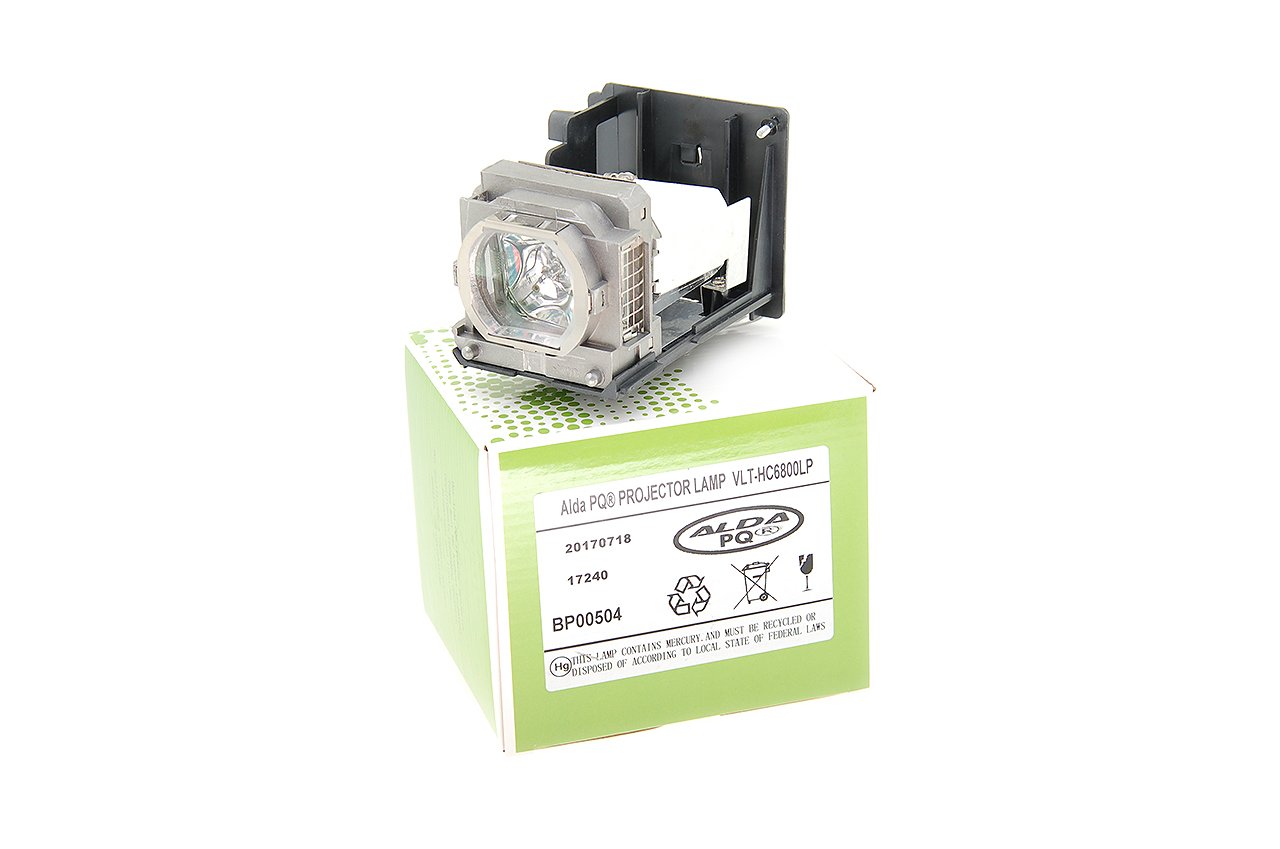 Alda PQ-Premium, Projector Lamp Compatible with VLT-HC6800LP for Mitsubishi HC6800, HC6800U, 915D116O13 projectors, lamp with housing
