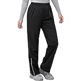 33,000ft Women's Rain Pants Lightweight Breathable Waterproof Pants Windproof Overall Pant for Hiking, cyclin, Golf, Outdoor