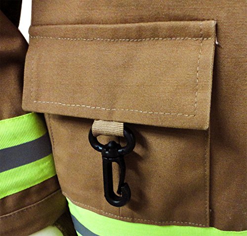 Aeromax Jr. Fire Fighter Bunker Gear, Tan, Size 6/8