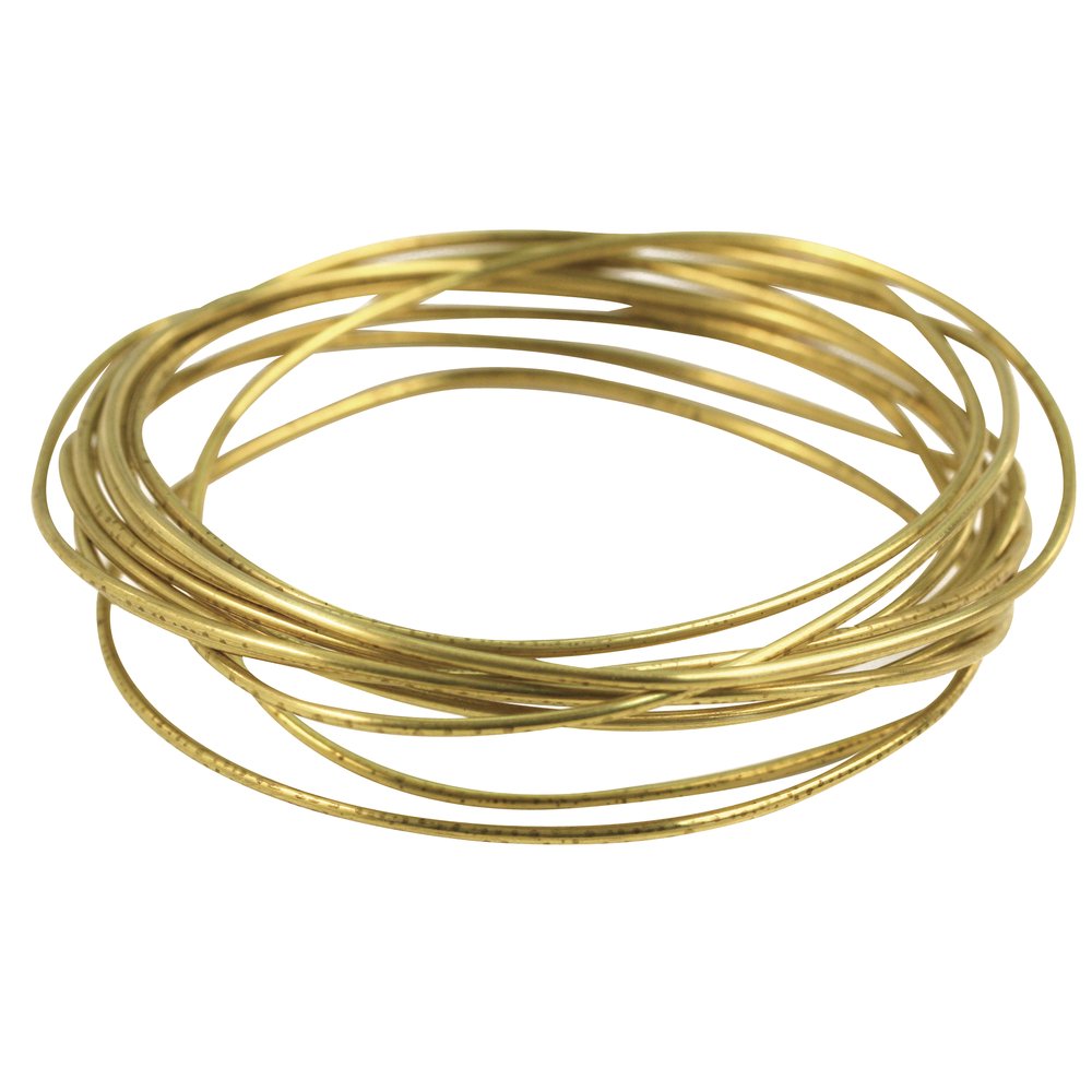 RAYHER Highly flexible thin brass wire with smooth finish