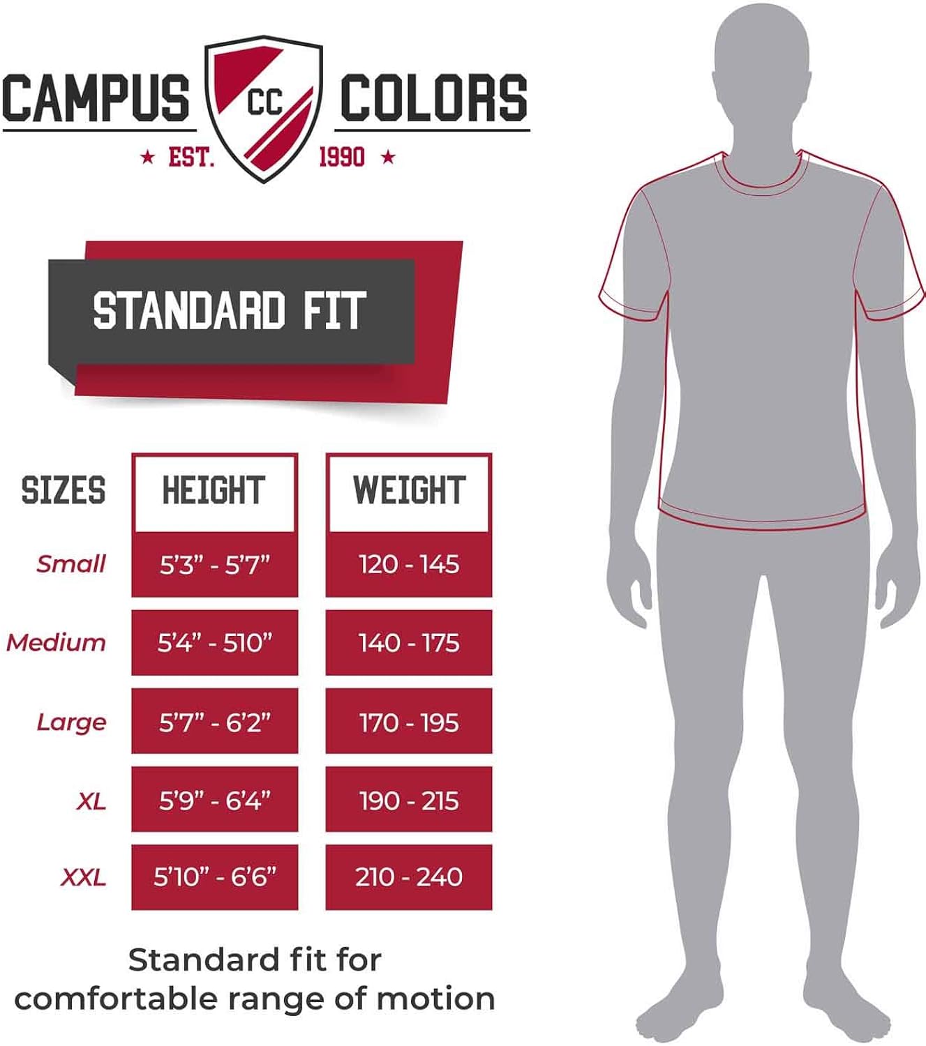 Campus Colors Adult Arch & Logo Soft Style Gameday T-Shirt : Clothing