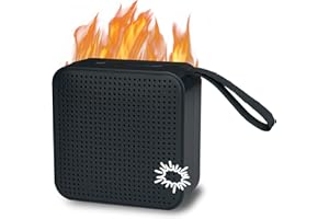 MSELTOS Fireplace Crackler Sound Box for Electric Fireplace, 2 in 1 Realistic Rechargeable Fire Crackling Sound Machine for Gas Fireplace, Fire Crackler Sound System, 3H Timer, Fire Noise