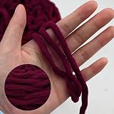 TSLBW Knitting Wool Yarn 4 x 100g Multi-Colored Soft Chunky Chenille view 4