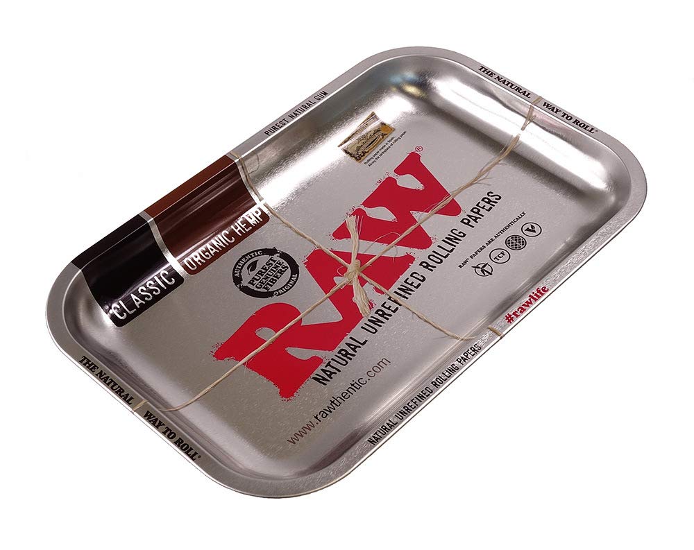 RAW Steel Tray Small Metal Rolling Base 3 Mini Trays