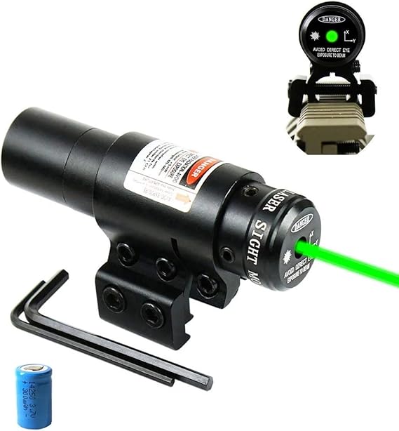 Pointeur laser vert 200mW étanche avec 5 embouts