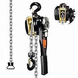 FITHOIST 1 Ton Chain Hoist 2200LBS Capacity 10Ft