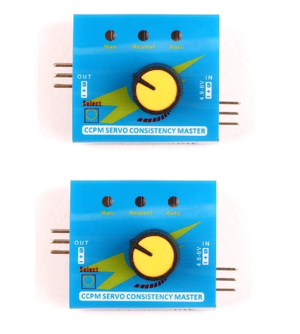DollaTek RC Servo Tester Multi 3CH ECS Consistency Speed Controler Power Channels CCPM Meter with Reverse - 2pcs