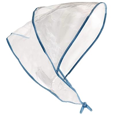 Clear Waterproof Rain Bonnet Hat 