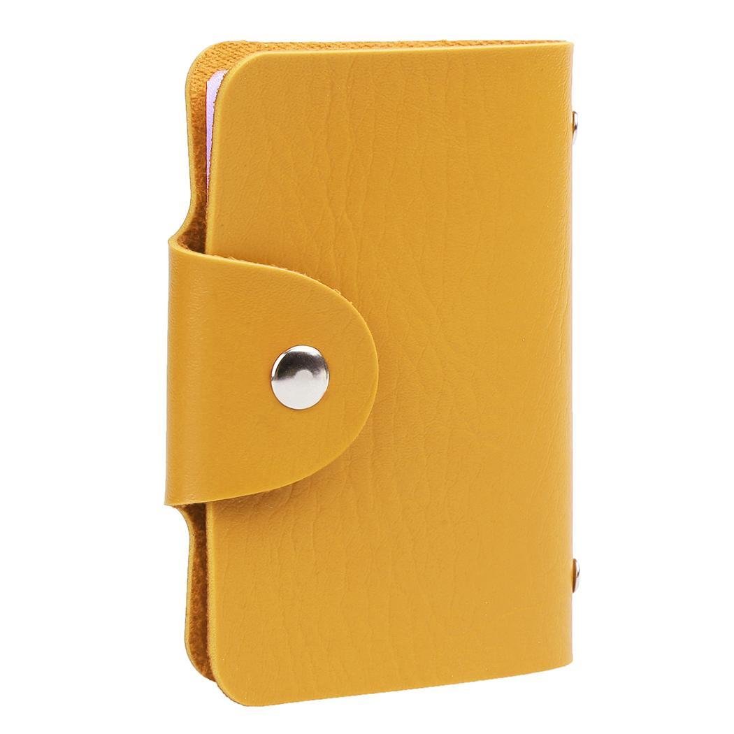 Kirken Unisex PU Leather 24 Cards Slots Purse Wallet Pocket Case ID Credit Card Holder Bag Wallets