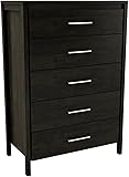 South Shore Gravity Collection 5-Drawer Chest, Ebony