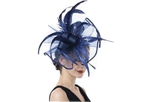 Lucky Leaf Girl Lady Hat Headwear Organza Church Feather Clip Fascinators Hat Wedding Party Kentucky Derby Cap for Women