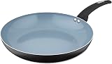 Tower Cerasure 32cm Fry Pan Ceramic Non-Stick Induction Suitable Graphite T80354