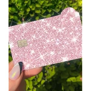ExotixCard The Original Reflective Ultra Bling Skin Debit Credit Card, Back Information Extx Fins Luxury Bright (Pink Hot)
