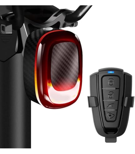 Rechargeable Smart Bike Tail Light With Turn Signals And Brake Light, Bike Horn Bike Alarm With