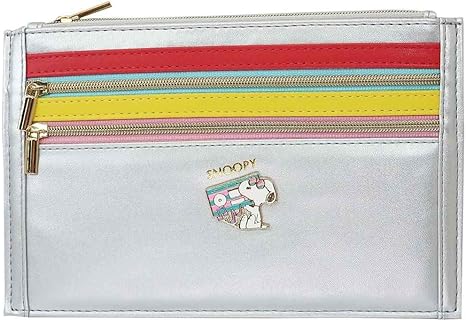 Amazon Co Jp スヌーピー 筆箱 チャーム付き 3ポケット フラット ペンケース ラジオ ピーナッツ おもちゃ