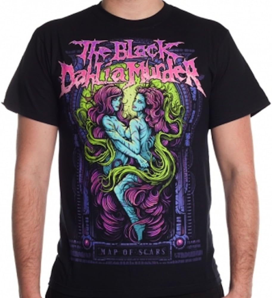 The Black Dahlia Men's Murder Map of Scars Shirt