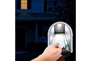 ILLUMISAFE LIGHTS Motion Sensitive Mailbox LED Light - Portable Universal Magnetic Interior LED Light with Motion Sensor for Mailbox Lighting - Illuminates Mailbox for Enhanced Visibility at Night