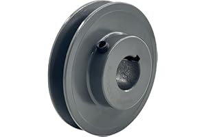 Saelno AK34-7/8 Sheaves,v Belt Pulley 7/8 inch bore 3.45" OD,Motor Pulley Cast Iron for A 3L 4L V-Belts,AK3478 Pulley
