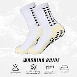 YUFREE SUN Men's Soccer Socks - Non Skid Anti Slip