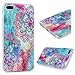 iPhone 7 Plus Case (5.5 inch) - 6 Pcs Full Edge Anti-scratch Shockproof Hard PC Bumper Protective Case Ultra-thin Slim Slender Cute Colorful Print Lightweight Clear Hard PC Cover by Badalink - Group 5