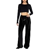 Forever 21 Womens Corduroy High-Rise Wide-Leg Pants
