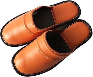 ladies leather house slippers