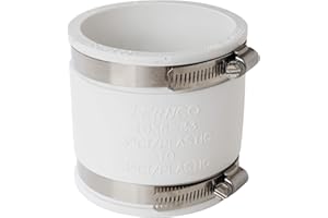 HOMEAIRE Flexible Coupling - 3.0" x 3.0" - White