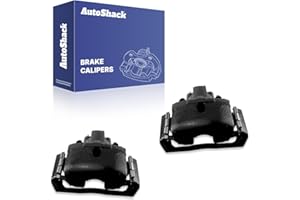 AutoShack Rear Brake Calipers Black Powder-Coated Left & Right Replacement for 2011-2018 Ram 1500 2002-2010 Dodge Ram 1500 20