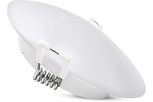 Homdec 4.5-Inch RV Puck Light, 12 Volt RV LED Recessed Ceiling Light, Dimmable 4W 4000K Cool White, RV Recessed Flush Mount Interior Light for RV Boat Trailer Camper Motorhome Truck Yacht Van,1Pack