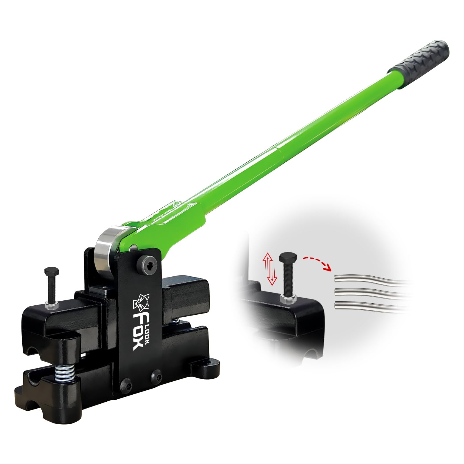 Photo 1 of LookFox Conduit Bender, 12~14.3mm?9/16in?- Adjustable Offset for Flexible & Precise Bends, Fits 1/2" EMT Conduit, Sturdy&durable, Ideal for Electrical Work, Green