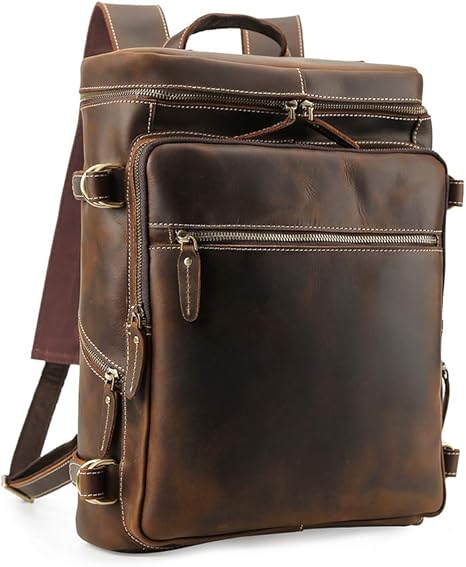 classic leather suitcase