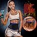Biange Waist Trimmer for Women & Men Sweat Waist Trainer Slimming Belt, Stomach Wraps for Weight Loss, Neoprene Ab Belt Low Back and Lumbar Support