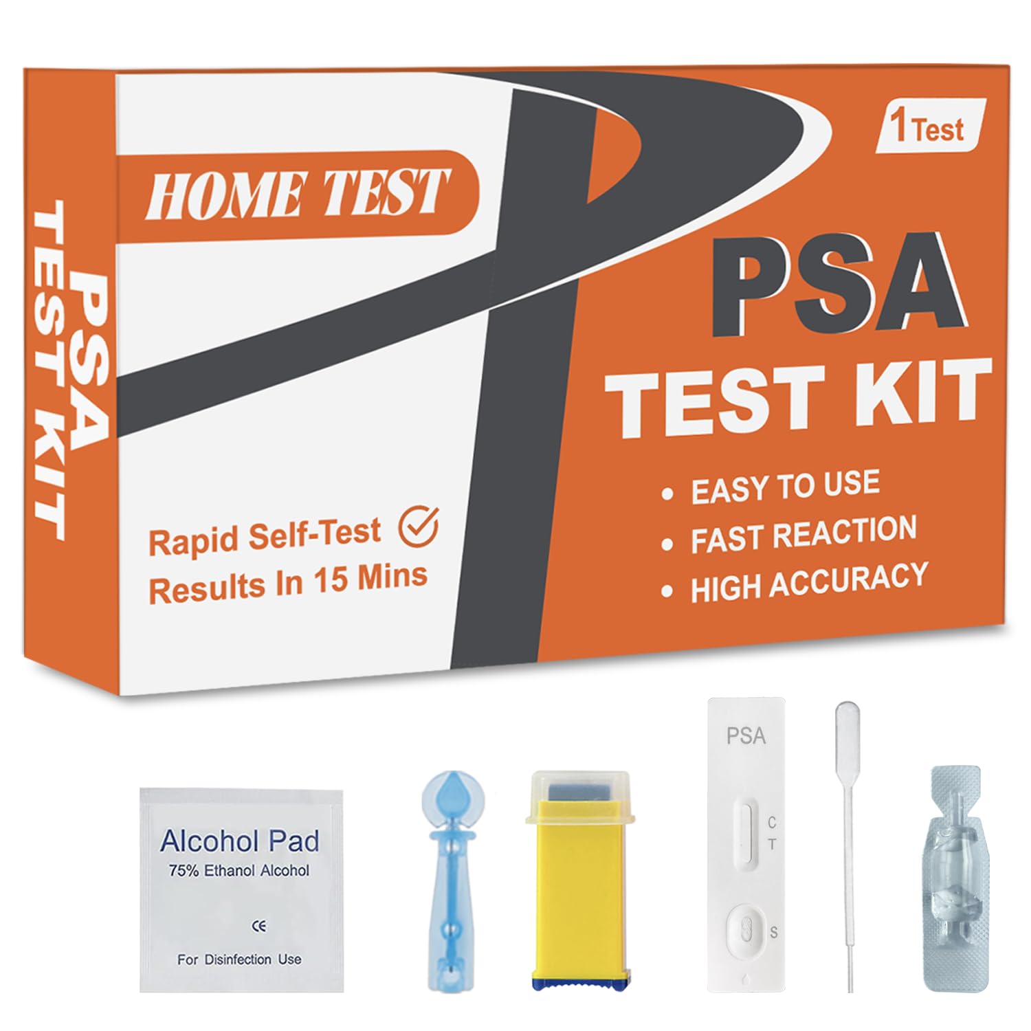 Photo 1 of PSA Test Kit, PSA Test kit at Home PSA Health | Home PSA Test Highly Accurate, Easy to Read and Use. Quick Results | Includes All Test Components