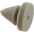 Don-Jo 1608 Rubber Door Silencer, Gray, for Metal Frame (Pack of 100)