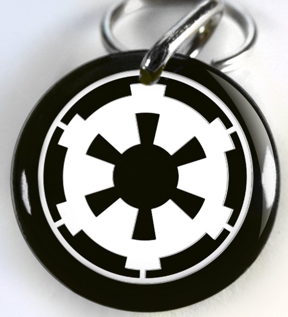 Pet ID Tags Dog Tags Star Wars Imperial Black White