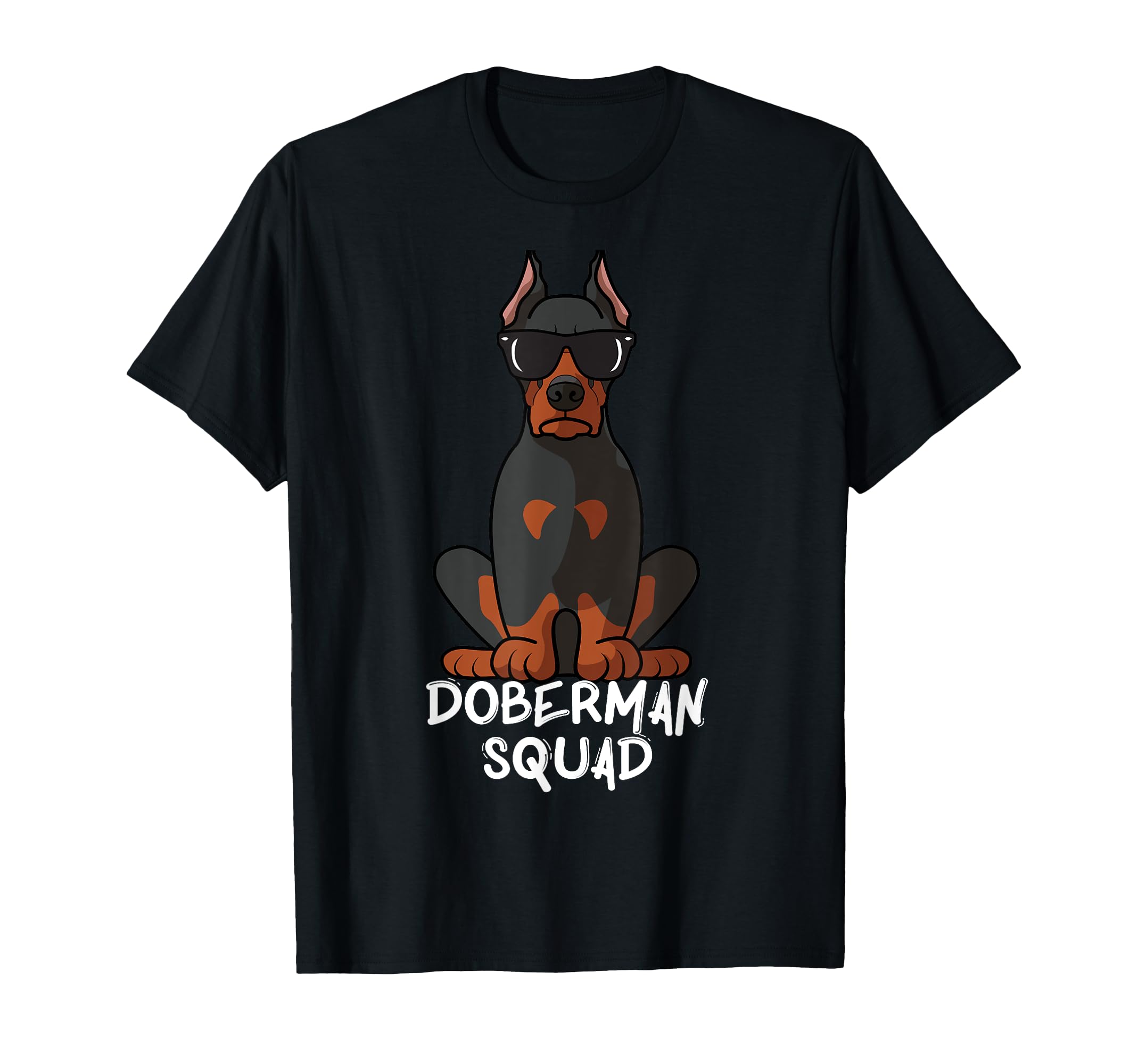 Cool Doberman Pinscher Squad Dog Mom Dog Dad T-Shirt