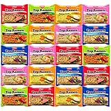 Snack Chest Nissin Top Ramen Noodles 5 Different Flavors Variety Sampler (20 Count)