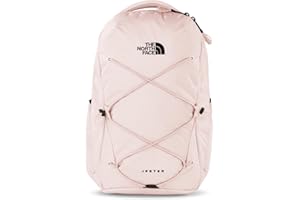 THE NORTH FACE Women's Jester Everyday Laptop Backpack, Pink Salt/TNF Black, One Size