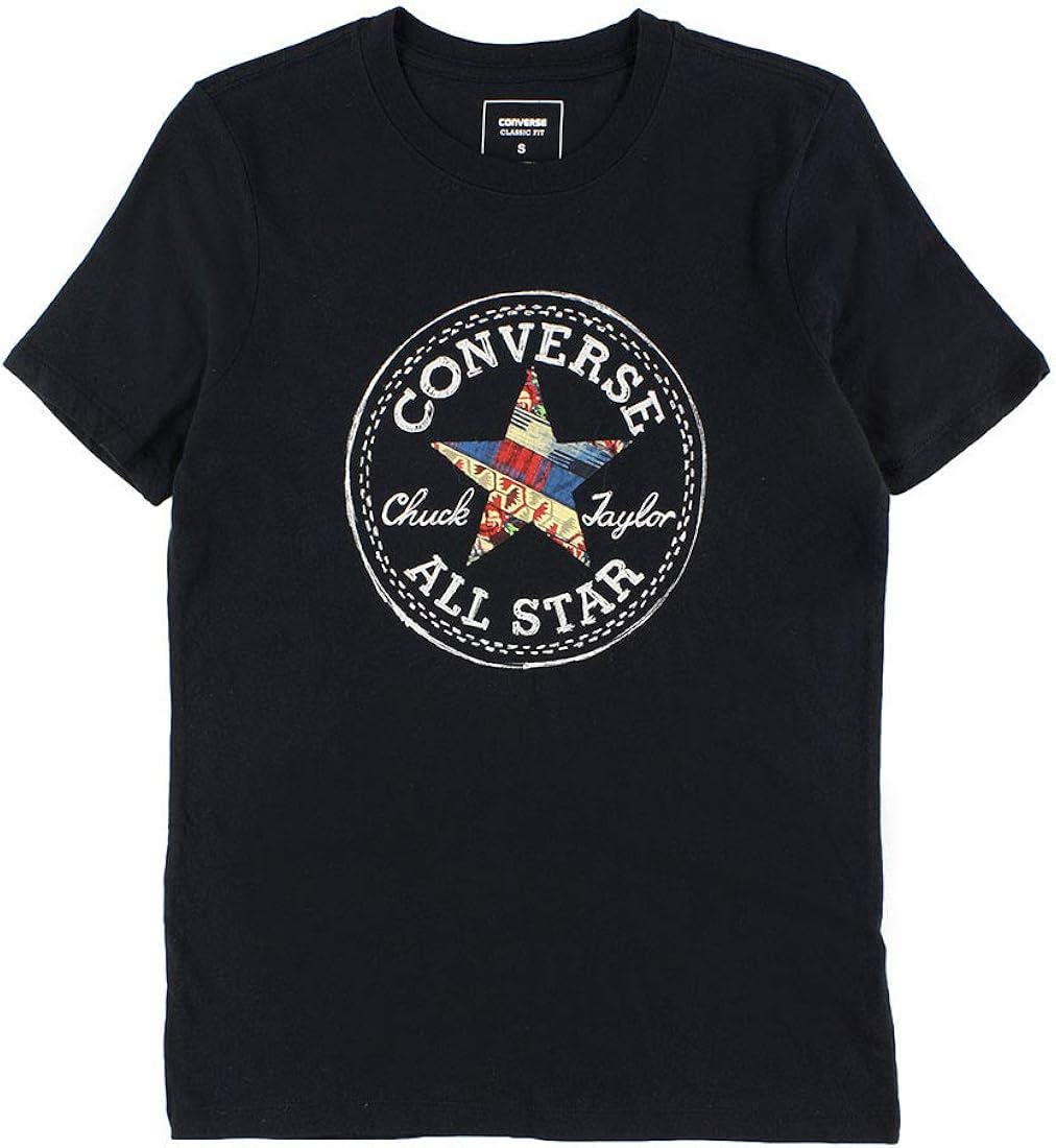 Converse Chuck Taylor Core Patch Boys Active Shirts & Tees Black S